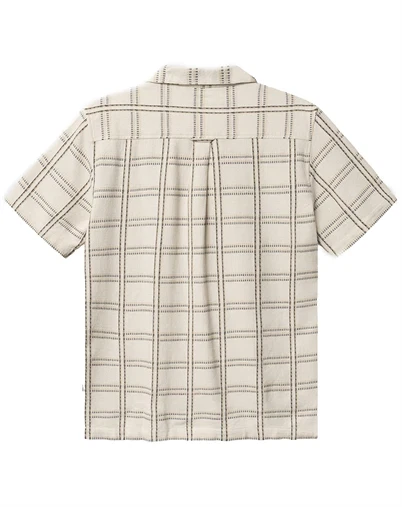 Gabba - GABSven Reg Resort Wire Skjorte - Beige Check